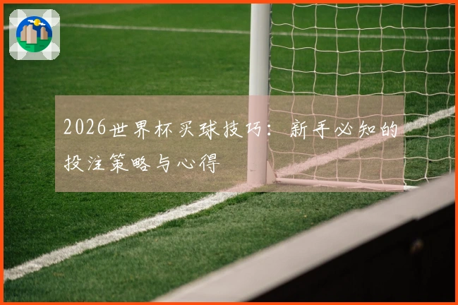 2026世界杯买球技巧：新手必知的投注策略与心得