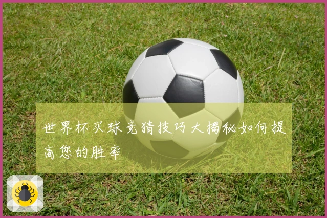 世界杯买球竞猜技巧大揭秘如何提高您的胜率